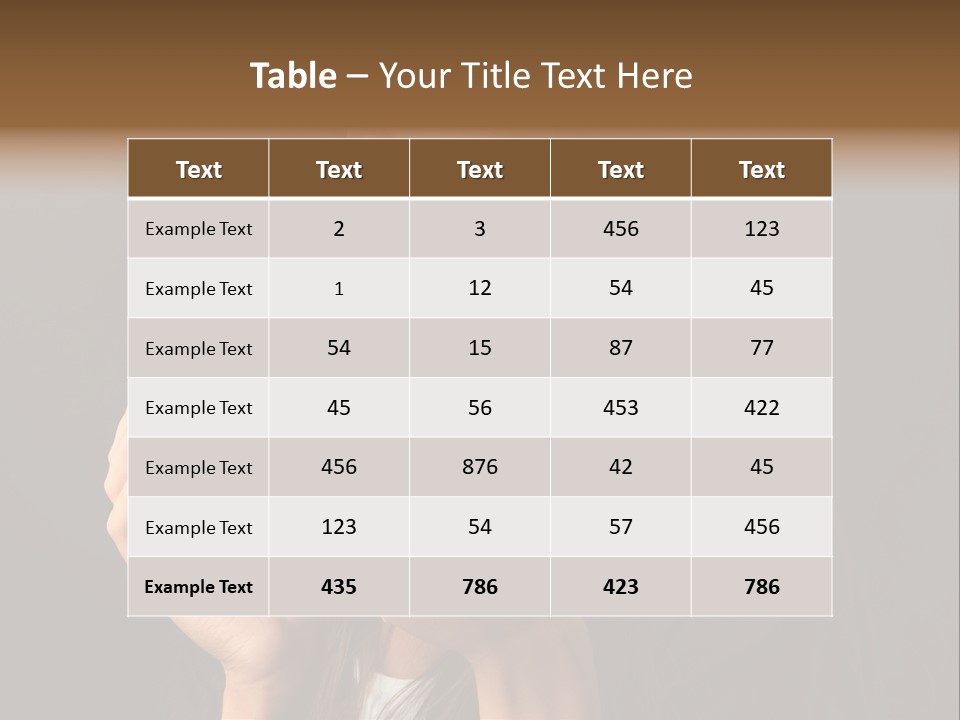 Coffee Tea Young PowerPoint Template