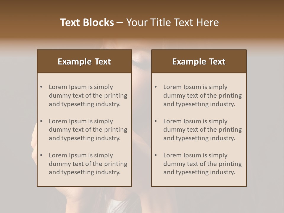 Coffee Tea Young PowerPoint Template