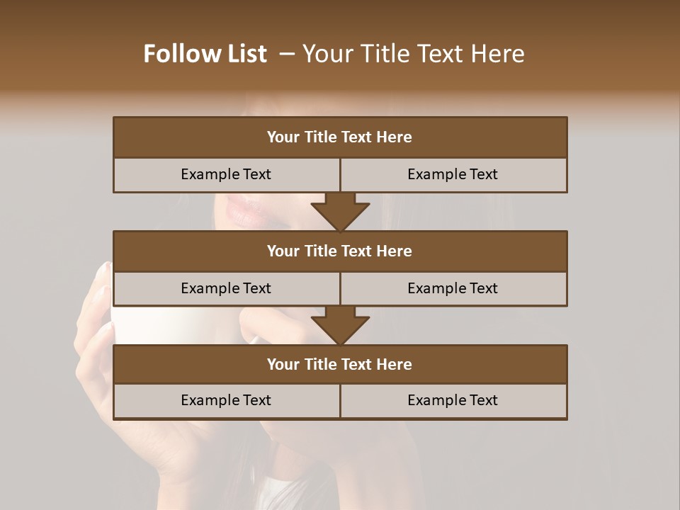 Coffee Tea Young PowerPoint Template