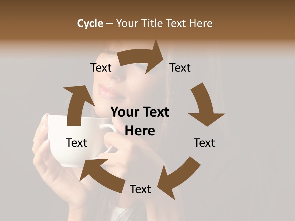 Coffee Tea Young PowerPoint Template