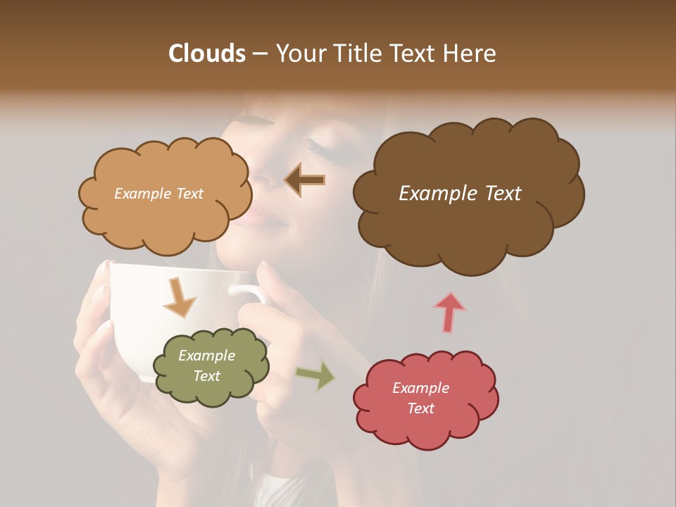 Coffee Tea Young PowerPoint Template