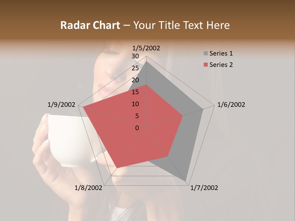 Coffee Tea Young PowerPoint Template