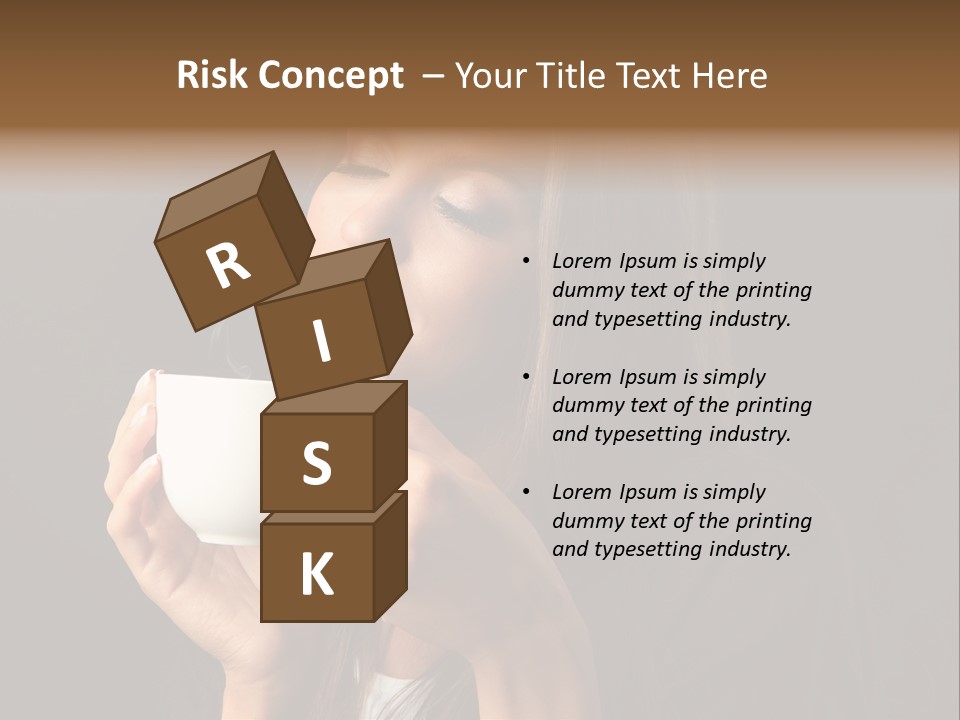 Coffee Tea Young PowerPoint Template