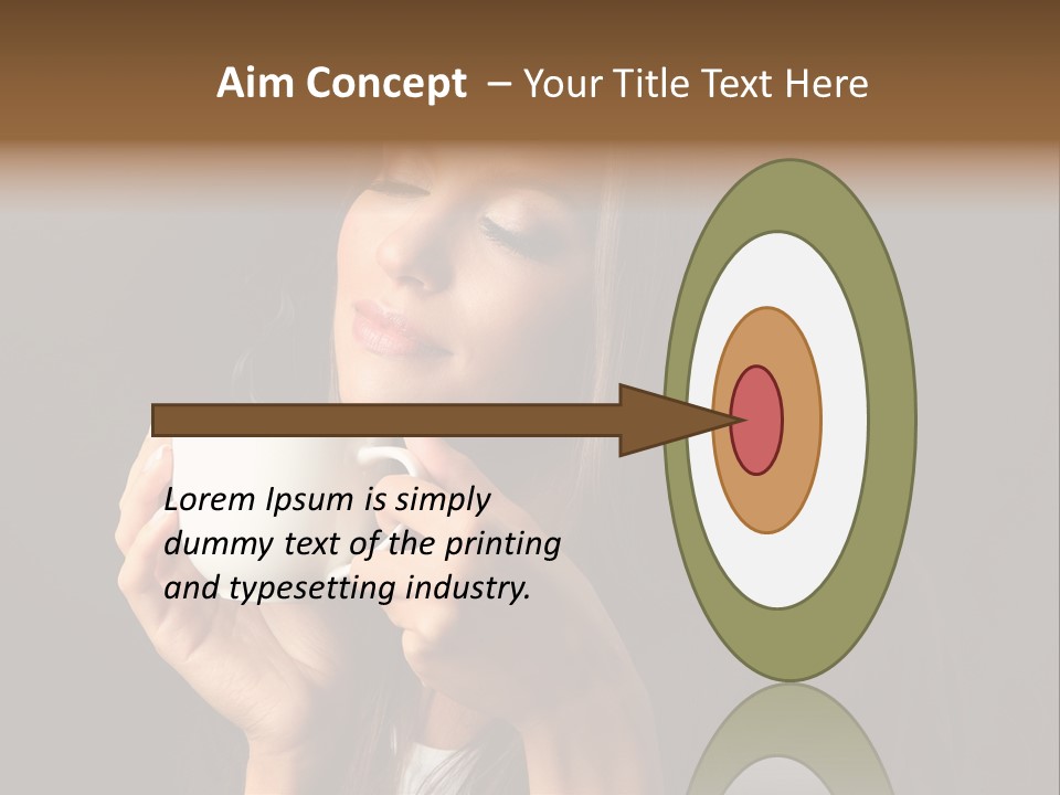 Coffee Tea Young PowerPoint Template