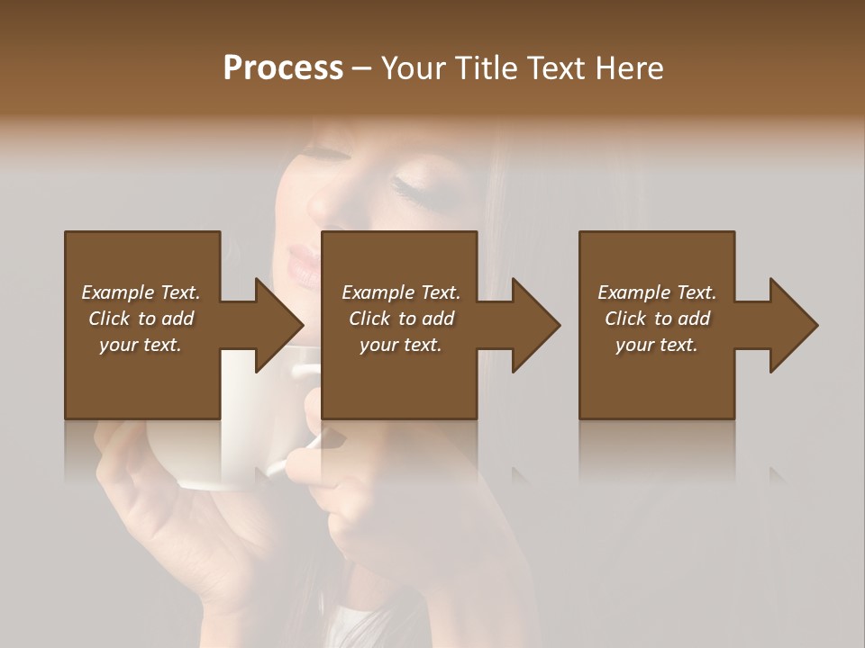 Coffee Tea Young PowerPoint Template