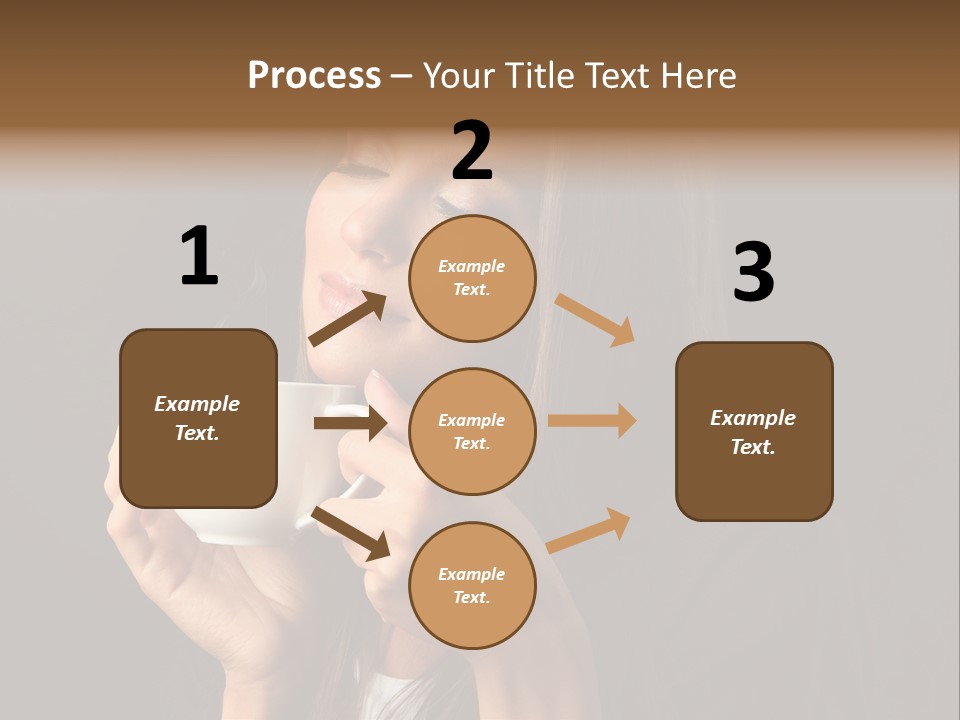 Coffee Tea Young PowerPoint Template