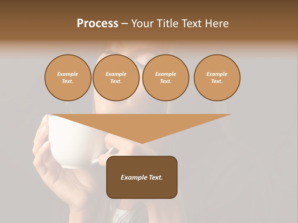 Coffee Tea Young PowerPoint Template