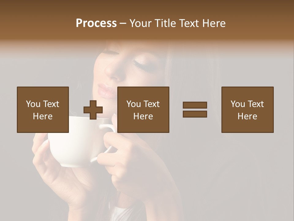 Coffee Tea Young PowerPoint Template