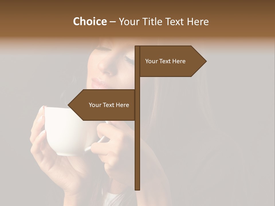 Coffee Tea Young PowerPoint Template
