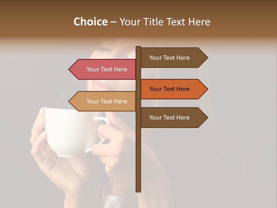 Coffee Tea Young PowerPoint Template