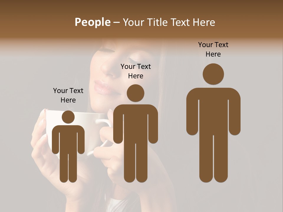 Coffee Tea Young PowerPoint Template