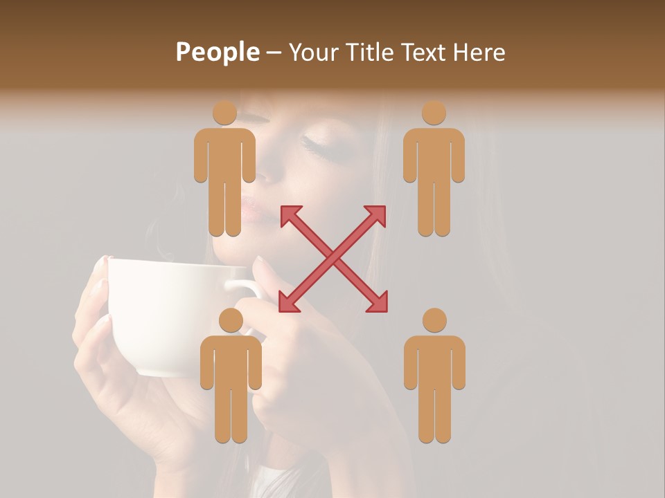 Coffee Tea Young PowerPoint Template