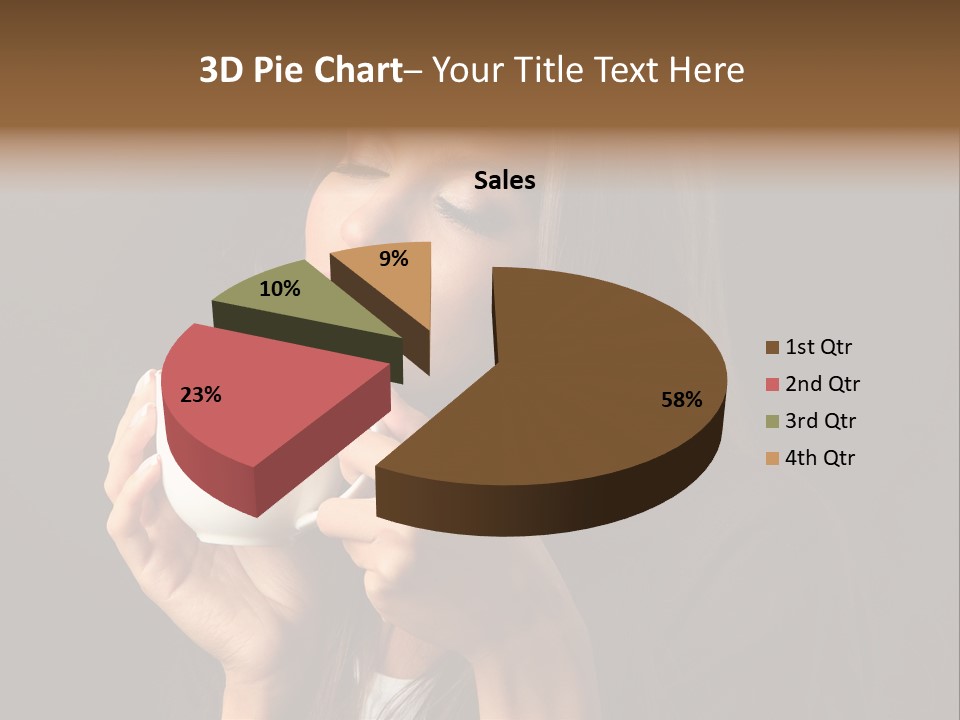 Coffee Tea Young PowerPoint Template