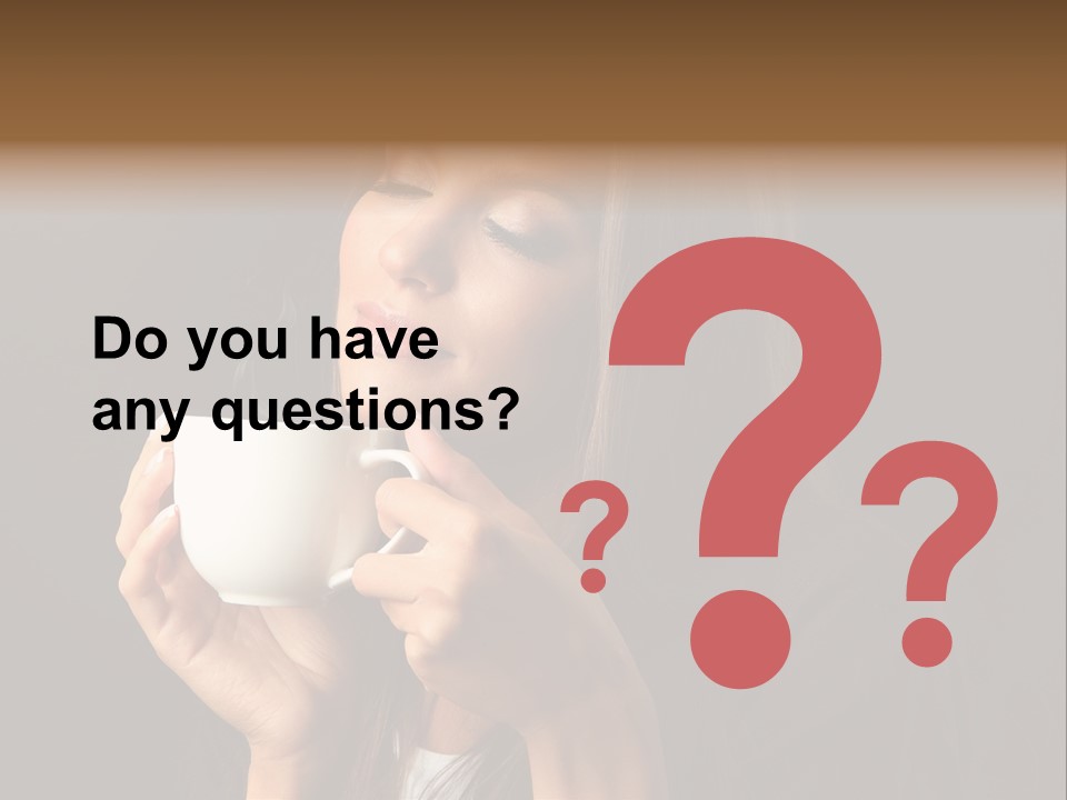 Coffee Tea Young PowerPoint Template