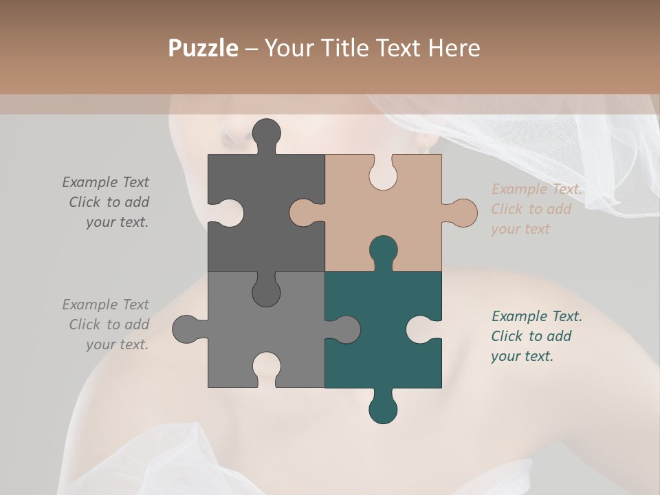 Traditional Wedding People PowerPoint Template