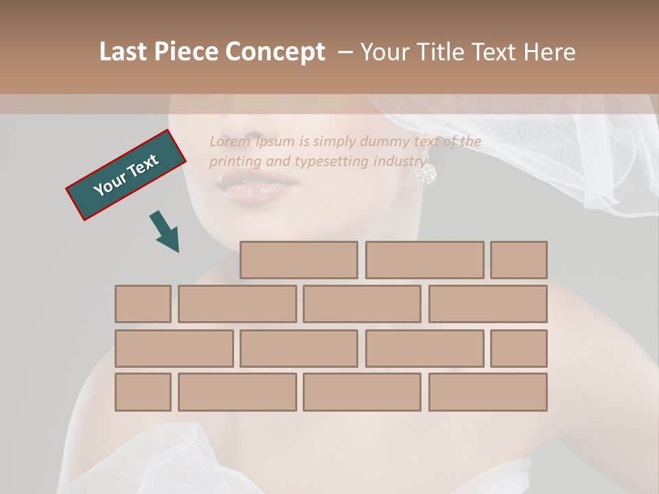 Traditional Wedding People PowerPoint Template