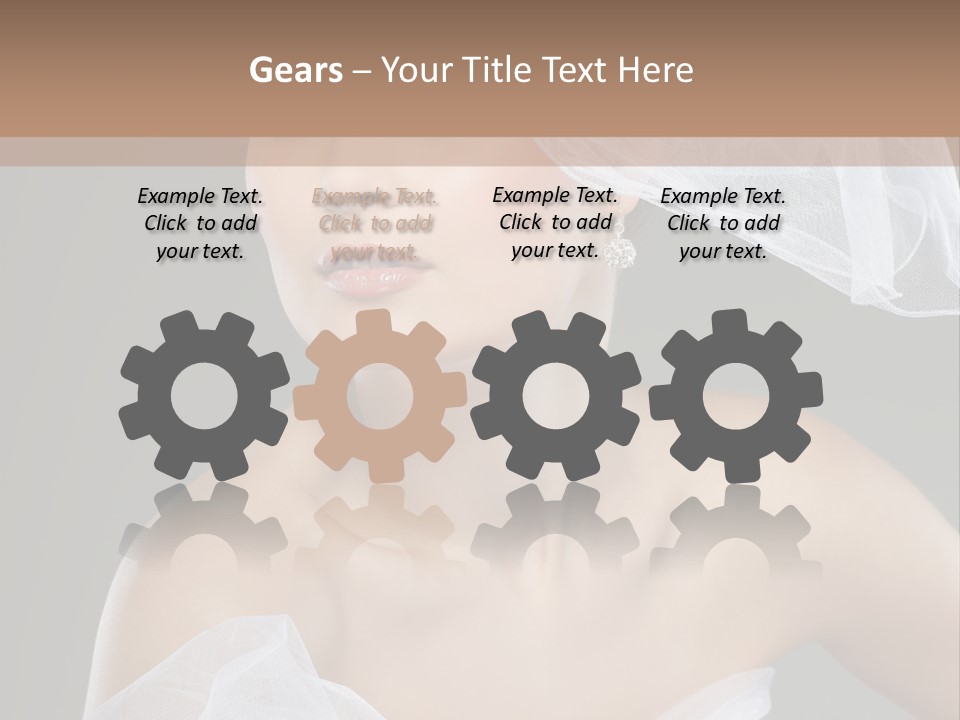 Traditional Wedding People PowerPoint Template