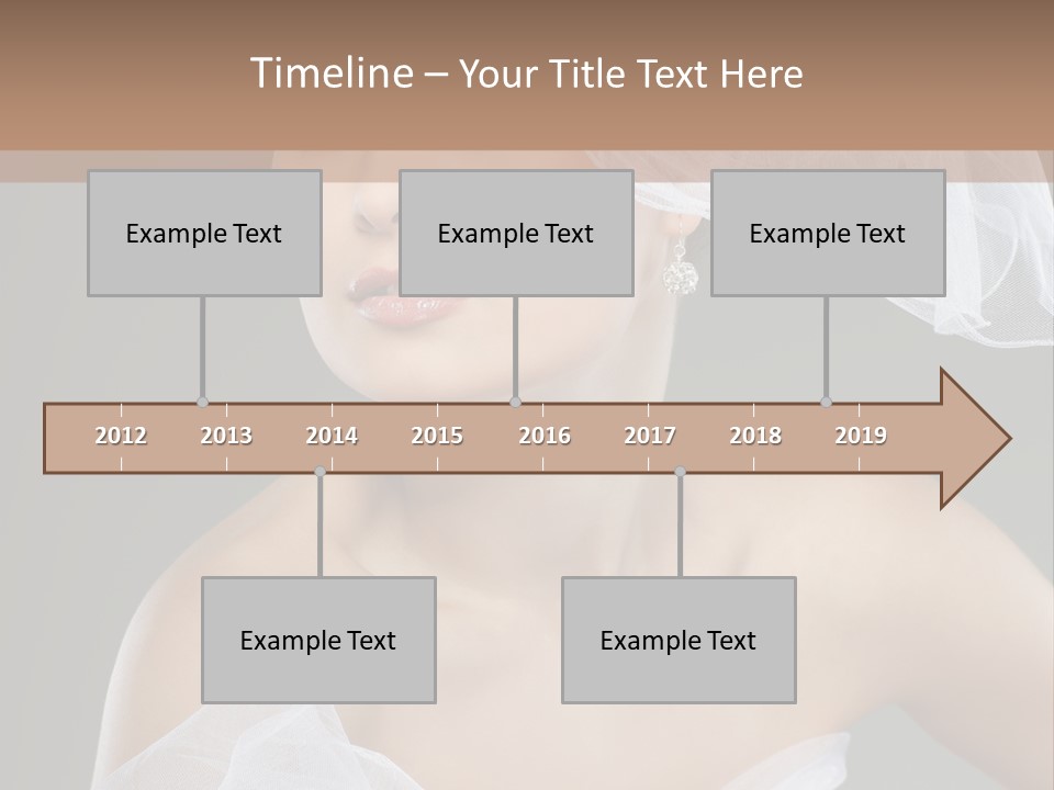 Traditional Wedding People PowerPoint Template