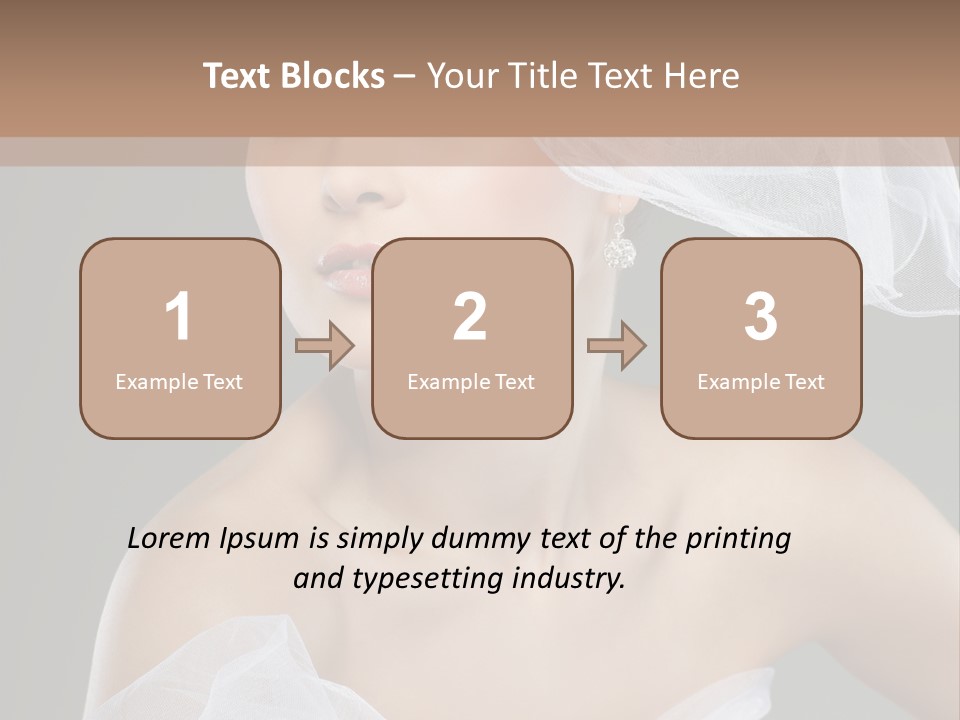 Traditional Wedding People PowerPoint Template