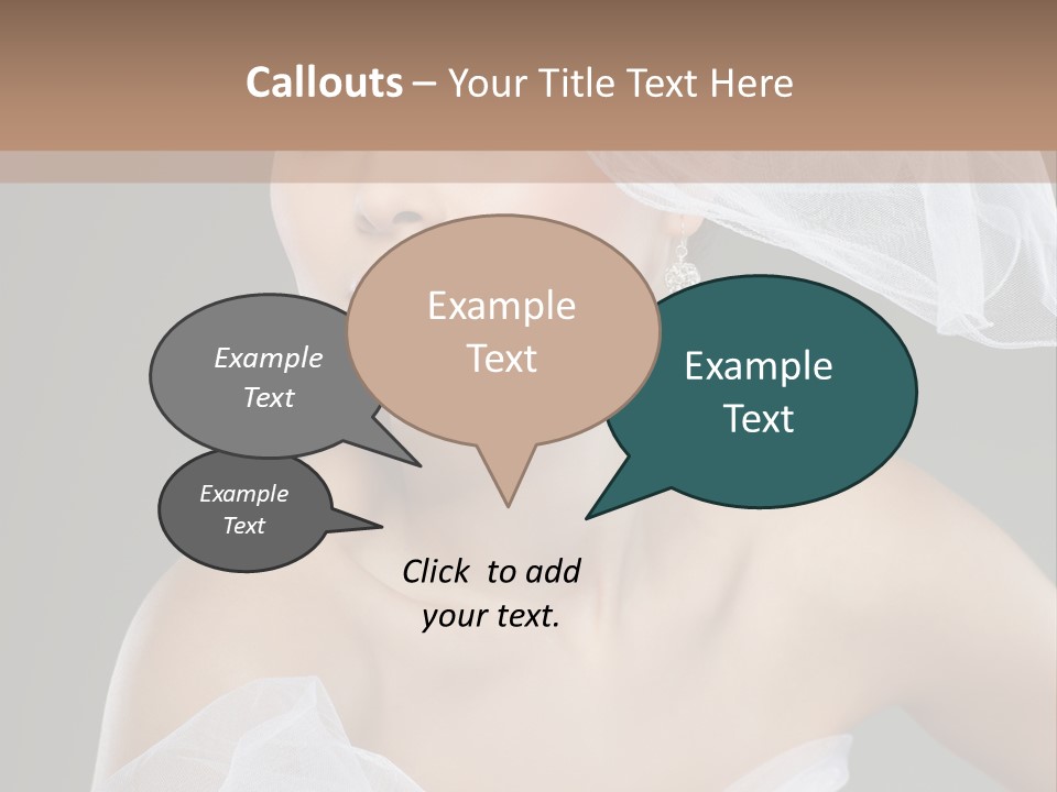 Traditional Wedding People PowerPoint Template