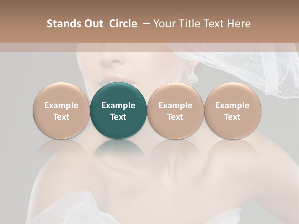 Traditional Wedding People PowerPoint Template