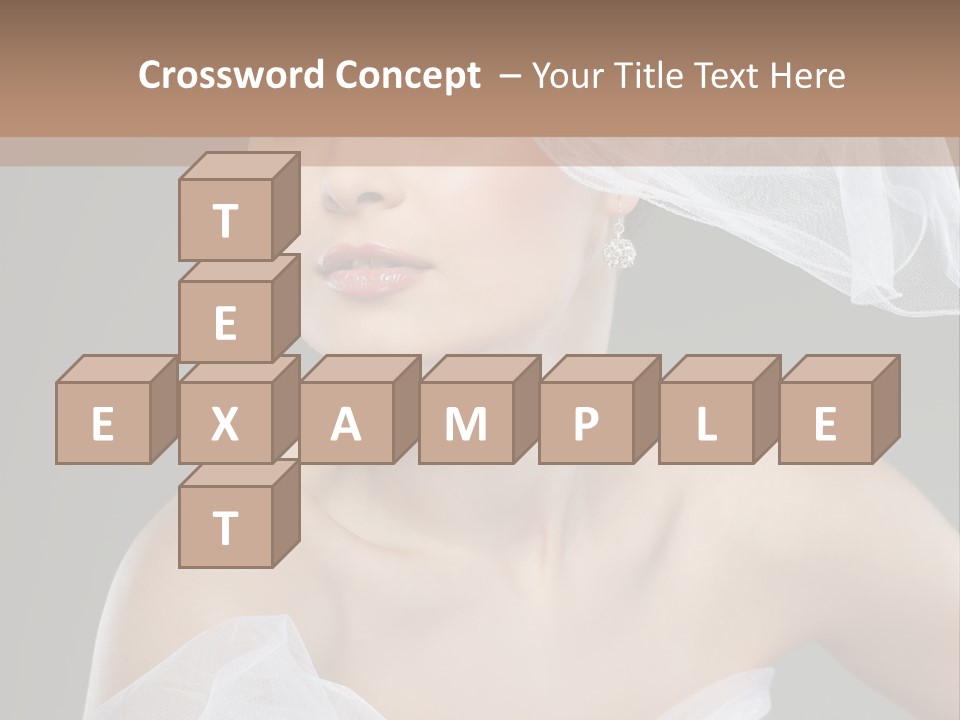 Traditional Wedding People PowerPoint Template