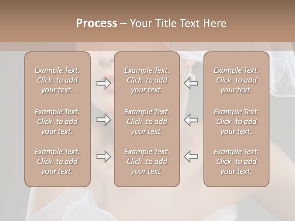 Traditional Wedding People PowerPoint Template