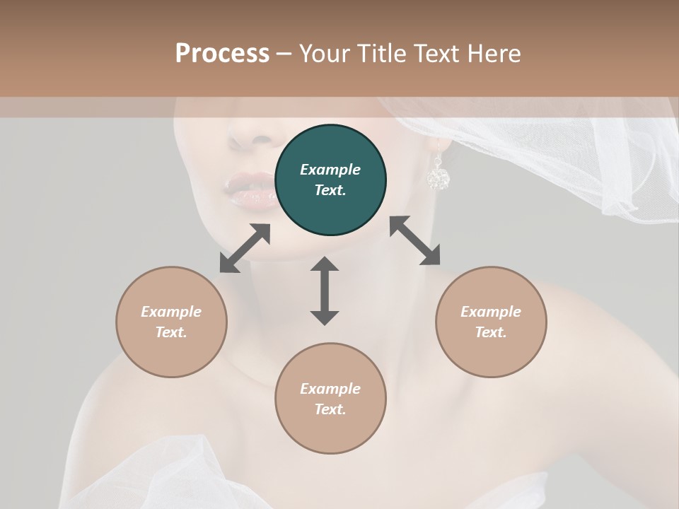 Traditional Wedding People PowerPoint Template
