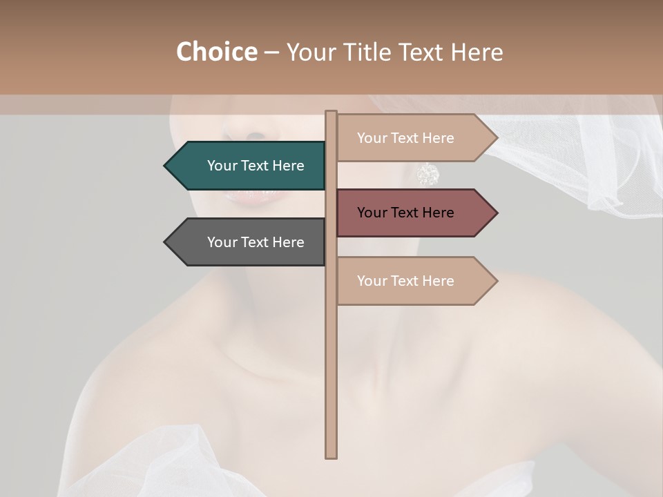 Traditional Wedding People PowerPoint Template