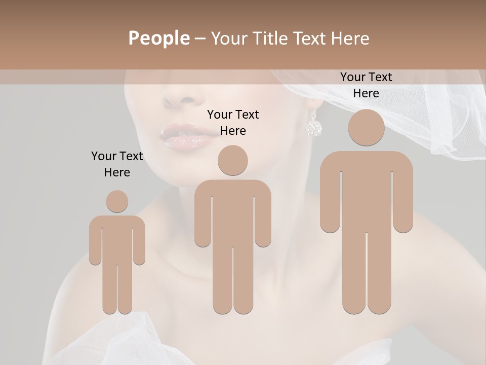 Traditional Wedding People PowerPoint Template