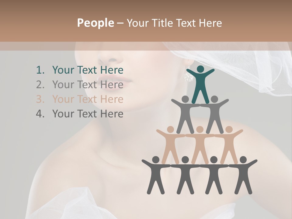 Traditional Wedding People PowerPoint Template