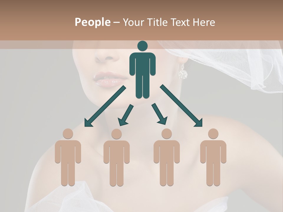 Traditional Wedding People PowerPoint Template