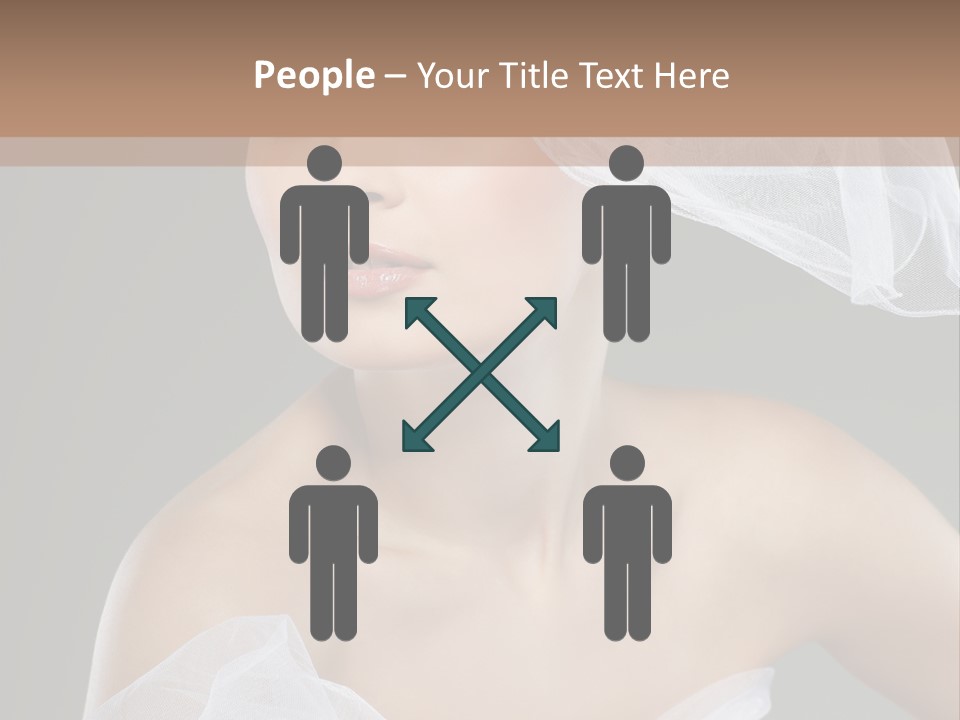 Traditional Wedding People PowerPoint Template