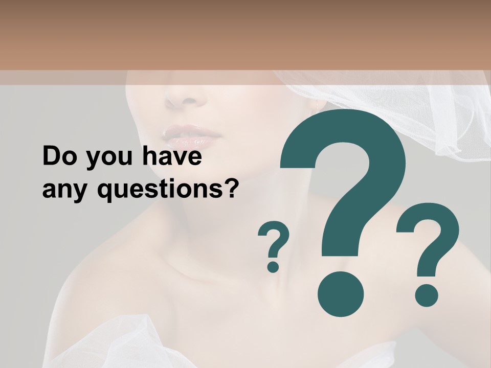 Traditional Wedding People PowerPoint Template