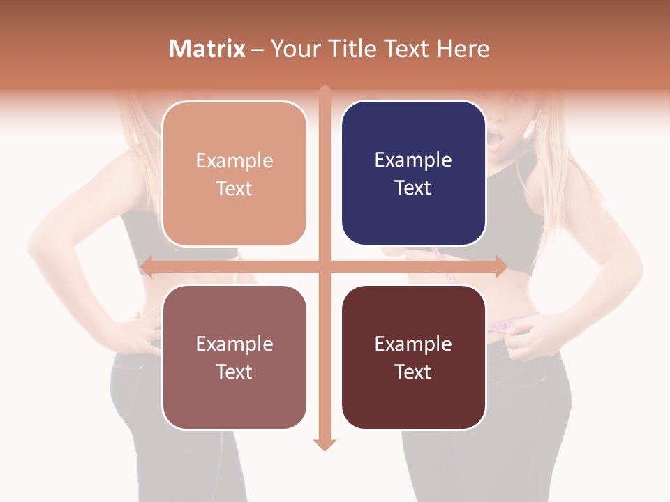 Isolated Loss Fat PowerPoint Template