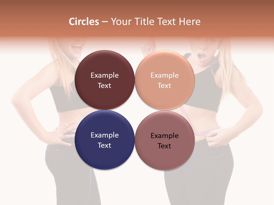 Isolated Loss Fat PowerPoint Template