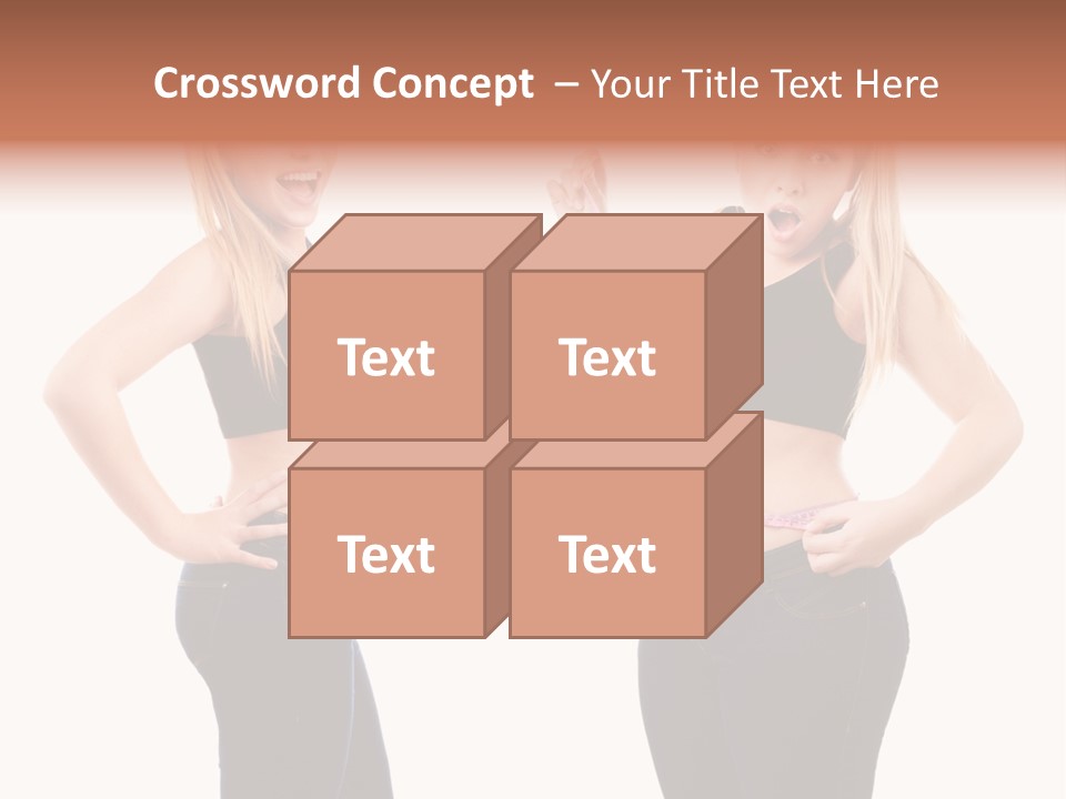 Isolated Loss Fat PowerPoint Template