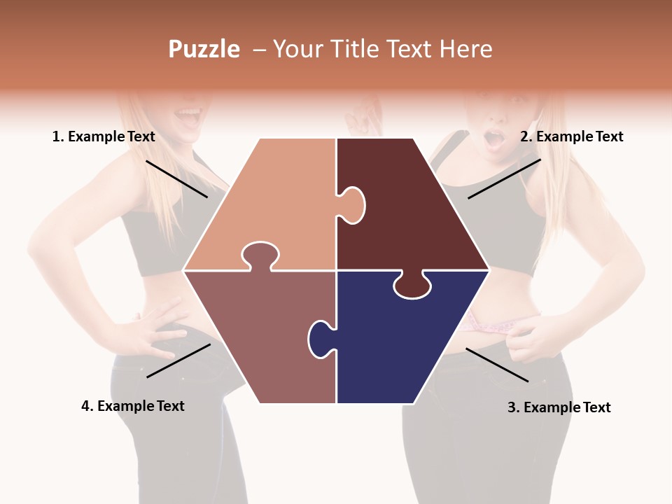 Isolated Loss Fat PowerPoint Template
