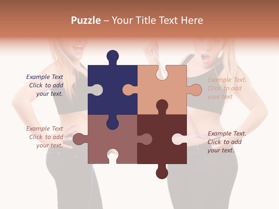 Isolated Loss Fat PowerPoint Template