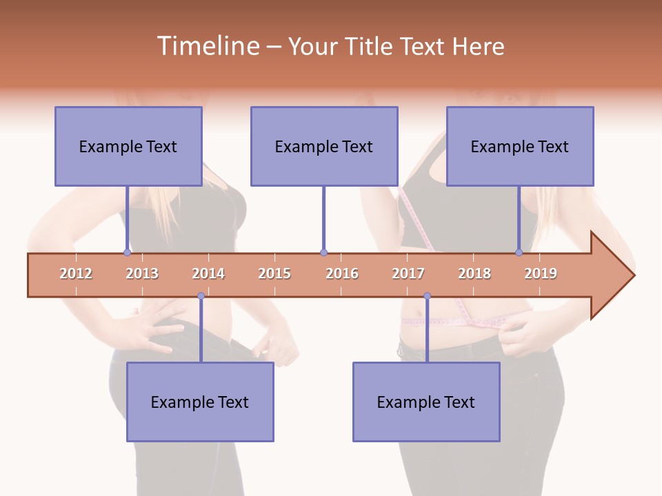 Isolated Loss Fat PowerPoint Template