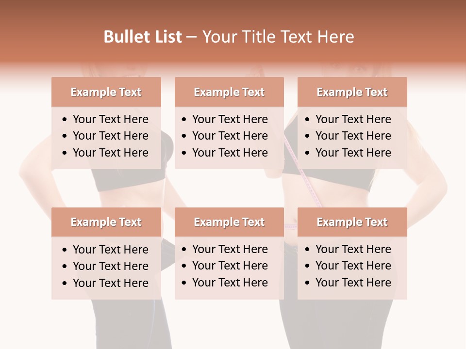 Isolated Loss Fat PowerPoint Template