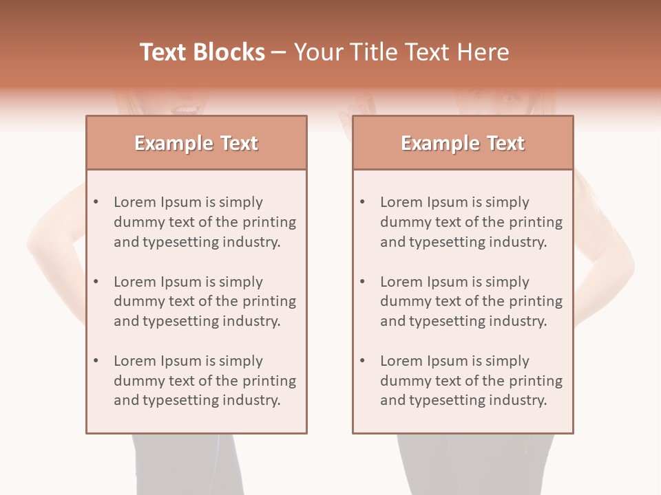 Isolated Loss Fat PowerPoint Template