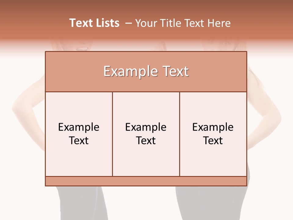 Isolated Loss Fat PowerPoint Template