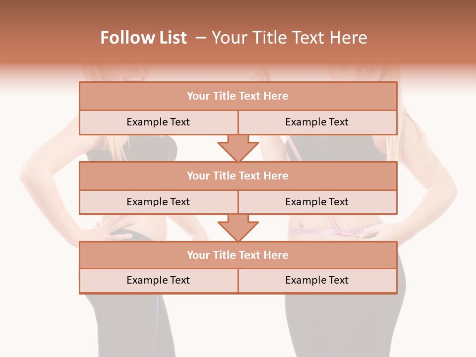 Isolated Loss Fat PowerPoint Template