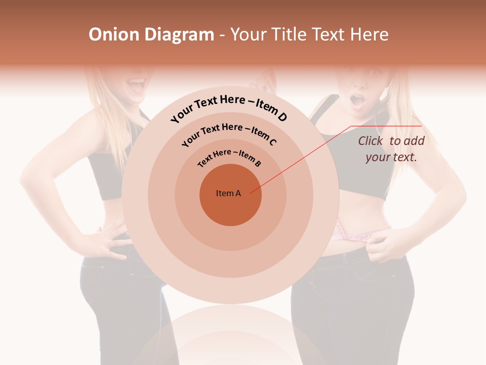 Isolated Loss Fat PowerPoint Template