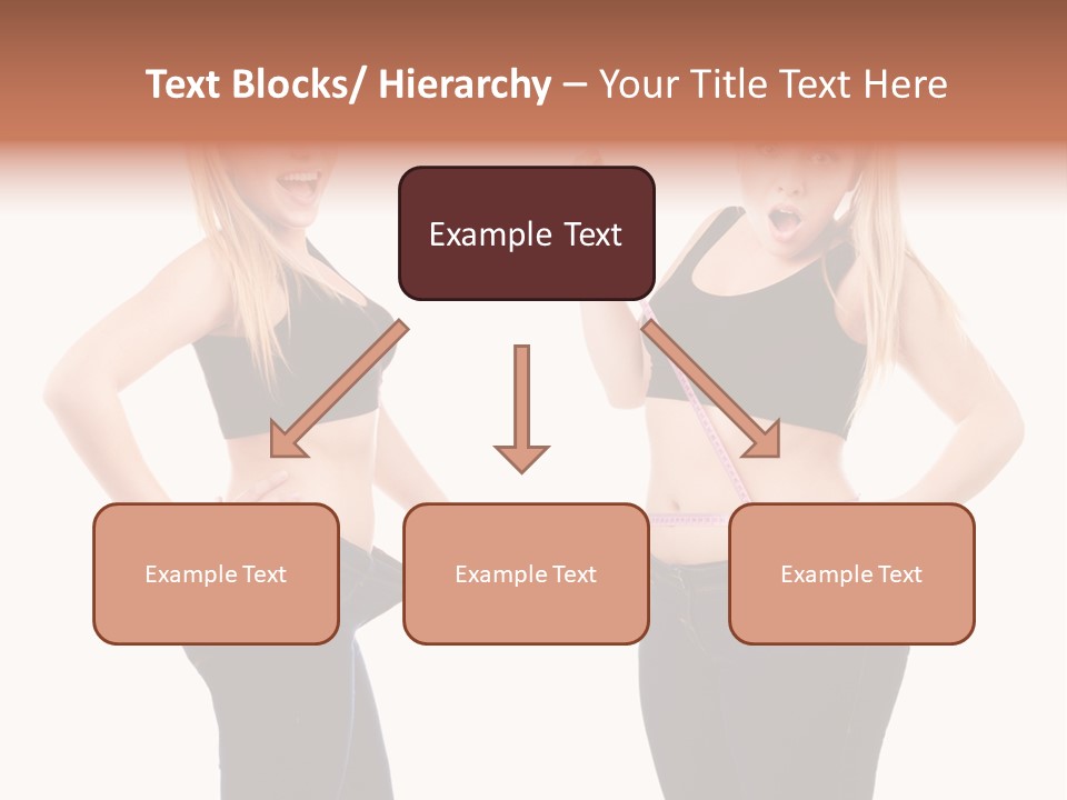 Isolated Loss Fat PowerPoint Template
