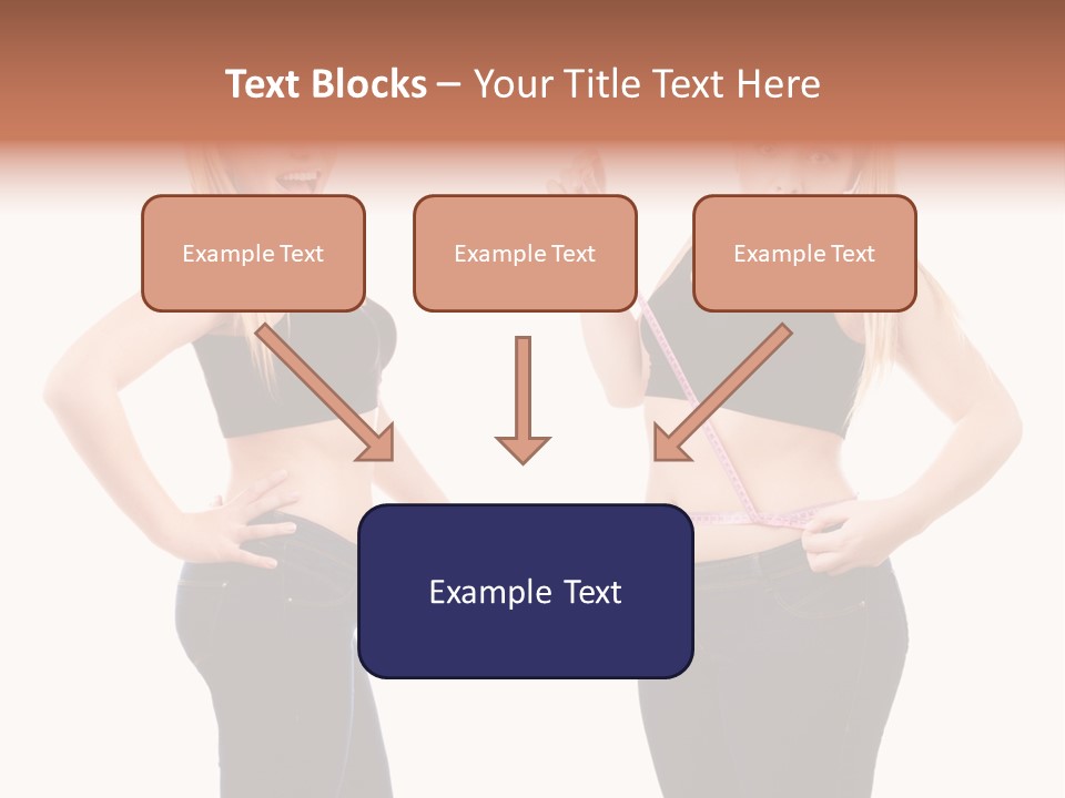 Isolated Loss Fat PowerPoint Template