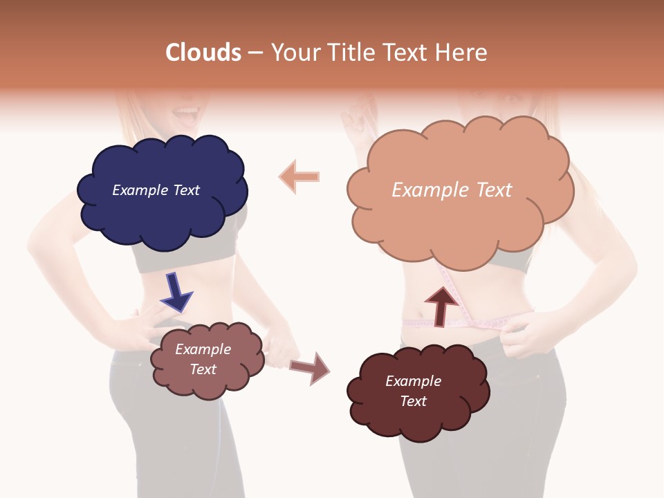 Isolated Loss Fat PowerPoint Template