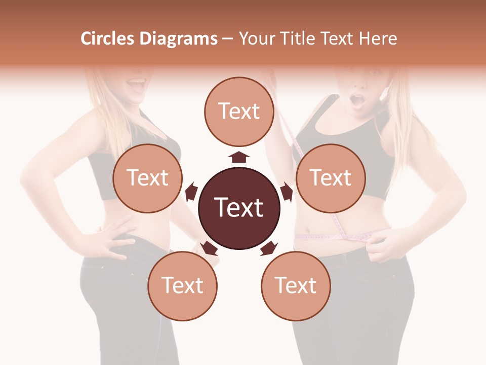 Isolated Loss Fat PowerPoint Template