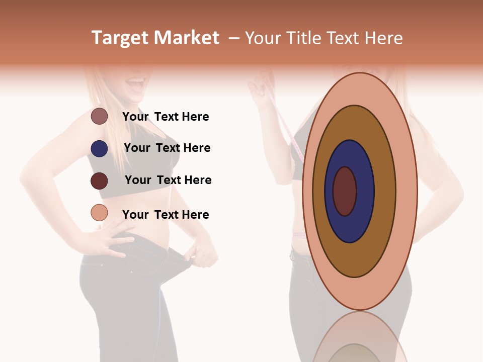 Isolated Loss Fat PowerPoint Template